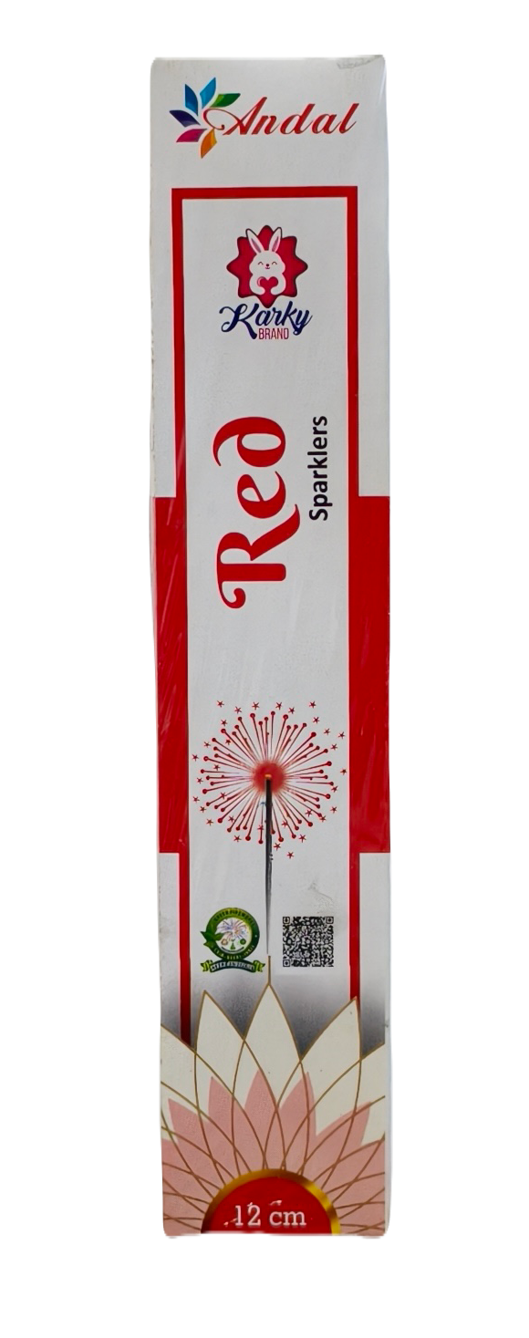 12 cm Red Sparkles